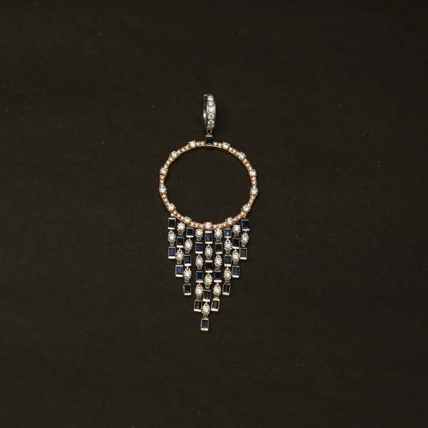 Sapphire Cascade Earring