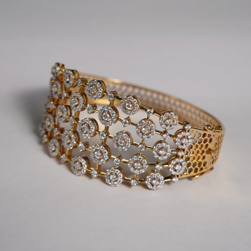 Celestine Rose-Cut Bracelet