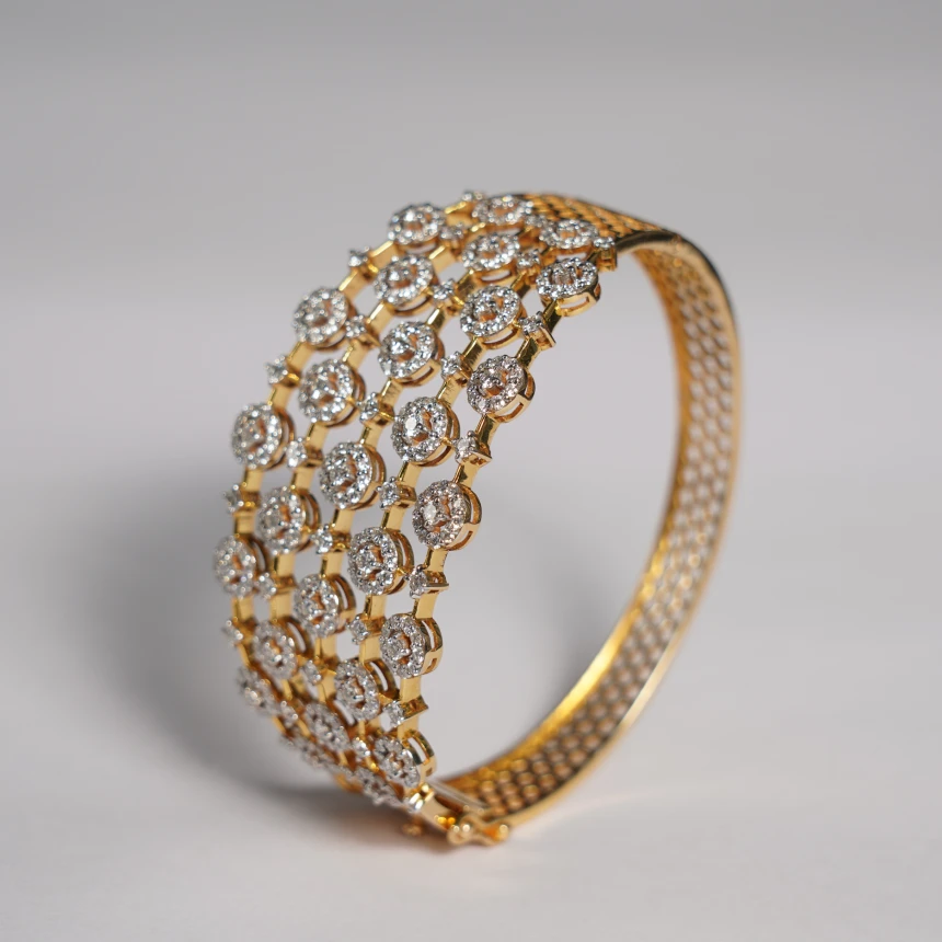 Celestine Rose-Cut Bracelet