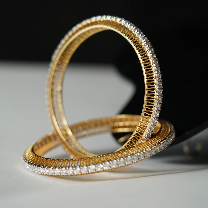 Elara Diamond Bangle