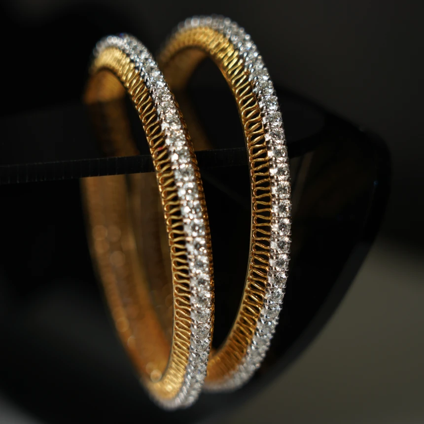 Elara Diamond Bangle