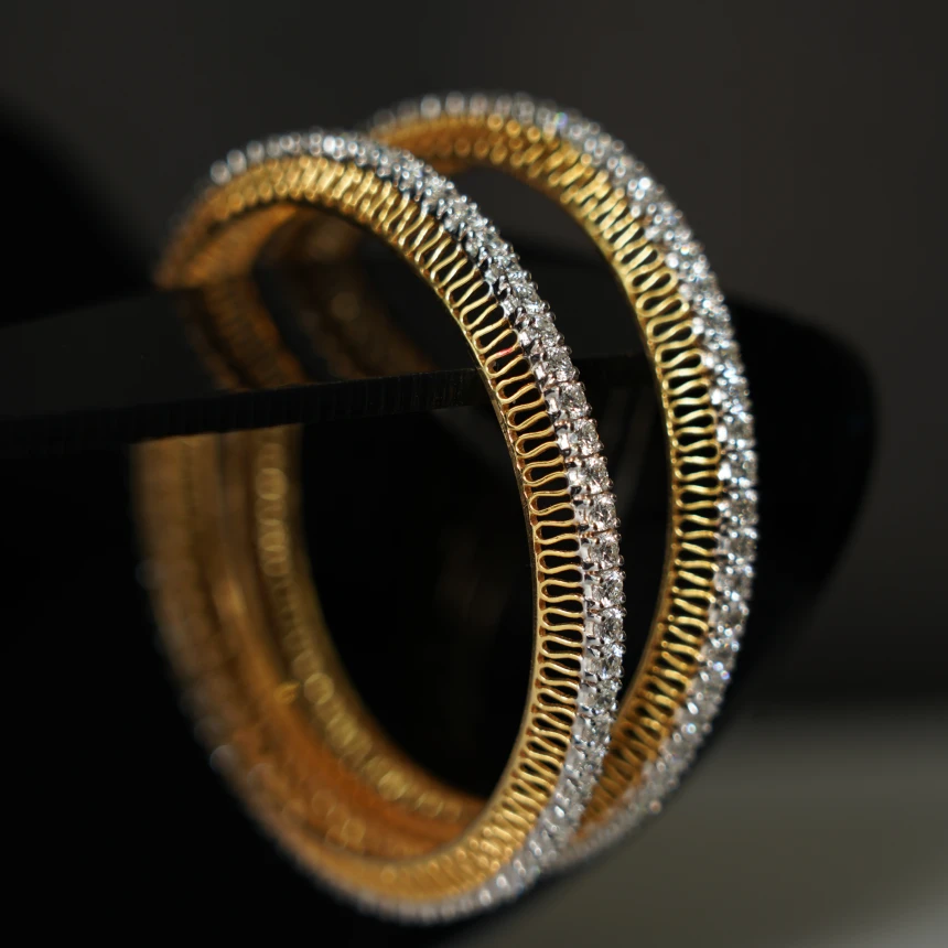 Elara Diamond Bangle