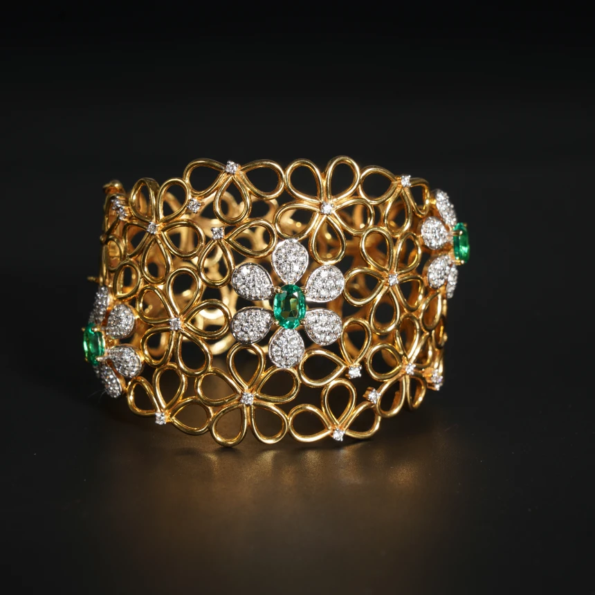 Floréa Emerald Diamond Bracelet