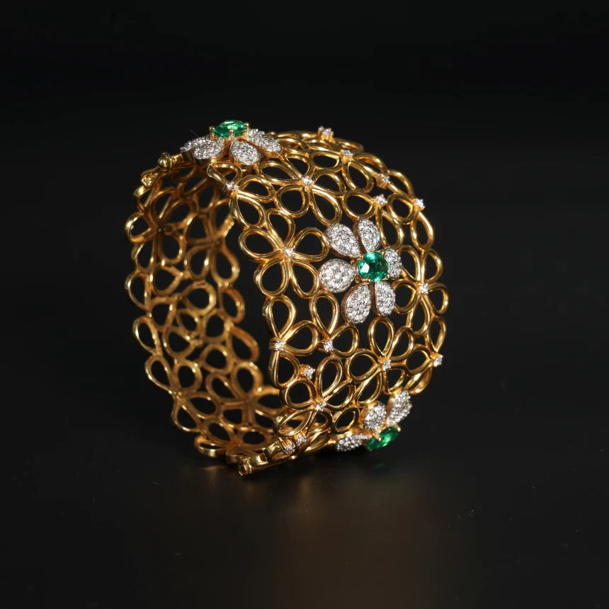 Floréa Emerald Diamond Bracelet