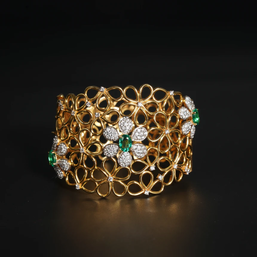 Floréa Emerald Diamond Bracelet
