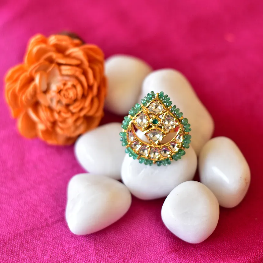 Gulmar Uncut Polki Ring