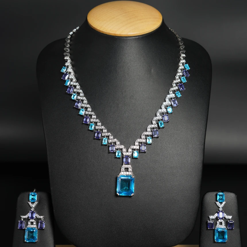 Ocean Prism Diamond Necklace