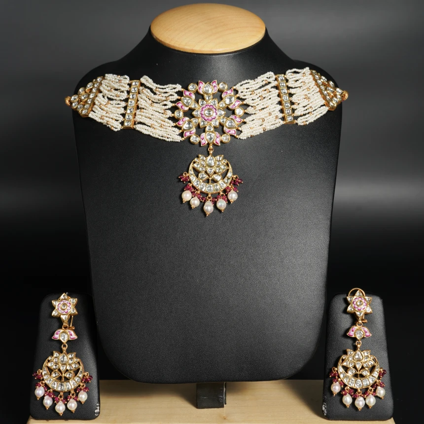 Padma Rani Pearl Choker